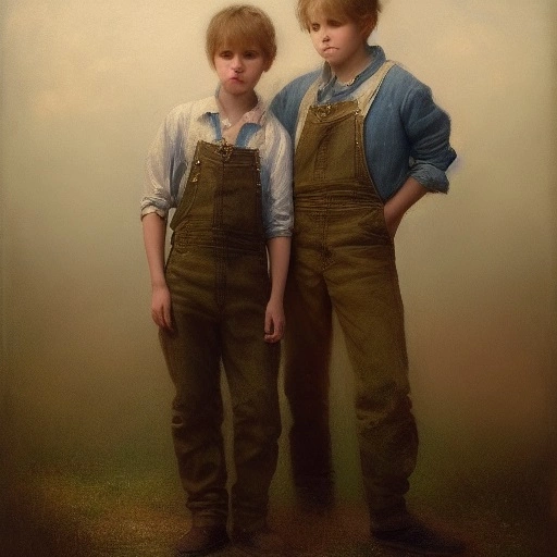 09531-1734375641-a very beautiful full body portrait of horse brothers by charles amable lenoir, queen of bones, white braids, retarded face, den.webp